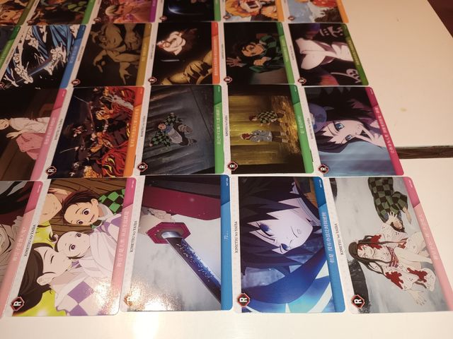 Set cartas Demon Slayer Kimetsu no yaiba