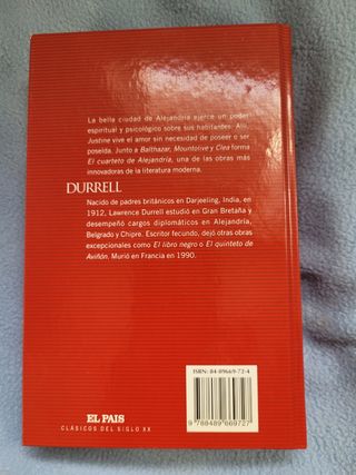 "Justine". Novela de Lawrence Durrell