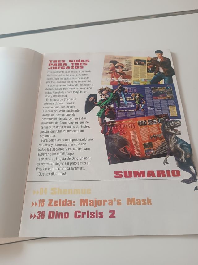 Guía completa Dino Crisis Zelda Shenmue
