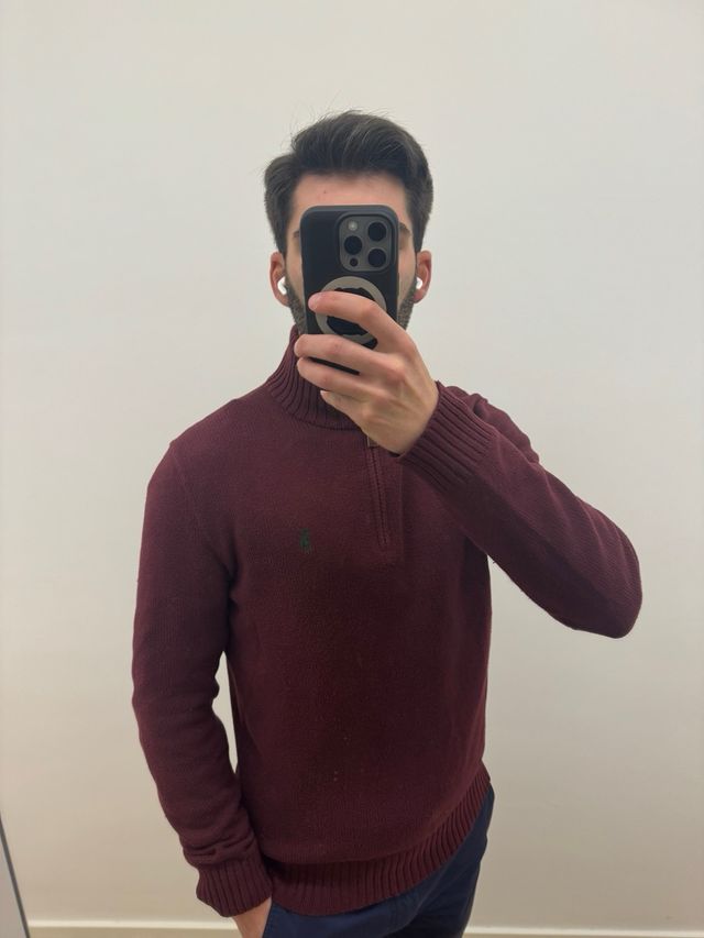 maglione ralph lauren con cerniera S