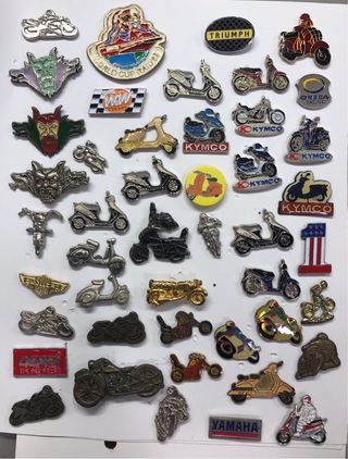 Pins moteros y PINGUINOS