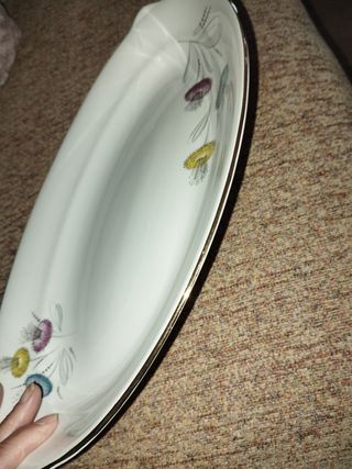 fuente de porcelana marca Royal vigo