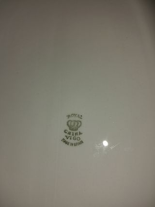 fuente de porcelana marca Royal vigo