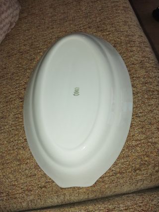 fuente de porcelana marca Royal vigo