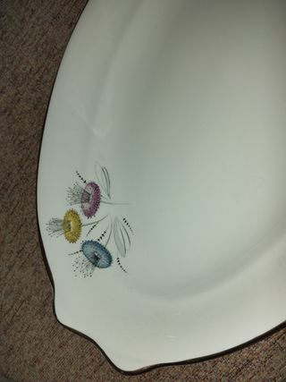 fuente de porcelana marca Royal vigo