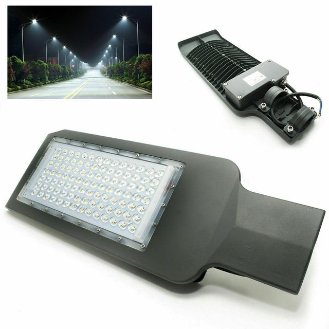 LAMPIONE ESTERNO STRADALE PER PALO 100W LUCE 6500K