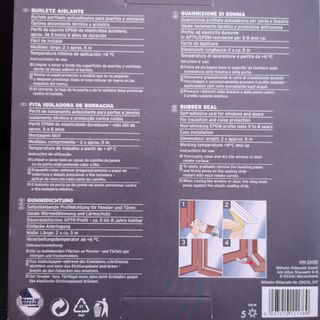 Burlete aislante | Fita isoladora de borracha