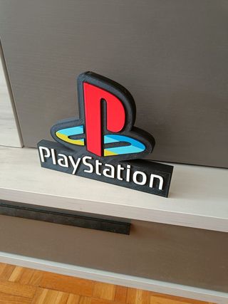 Letrero PlayStation 3D