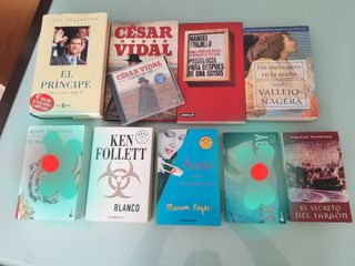 Lote de Bestsellers: Follett, Vidal, Keyes y más.
