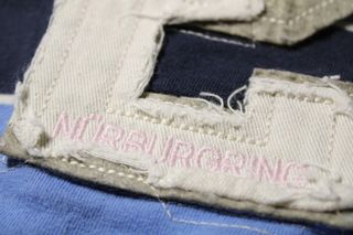 Camicetta vintage Nürburgring a righe