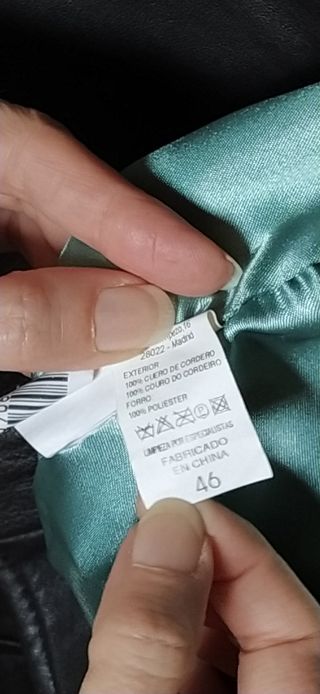 Cazadora chaqueta de piel