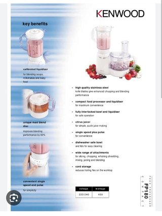 Kenwood, Procesador de alimentos