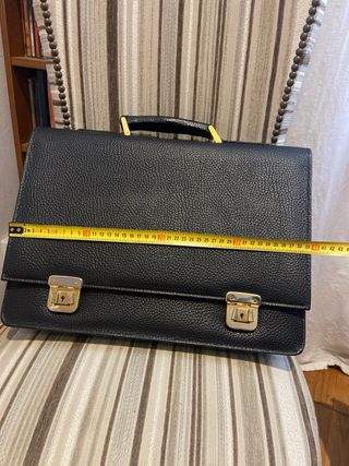 Maletin de piel autentica y portadocumentos