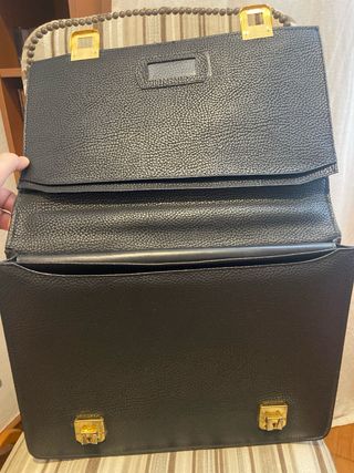 Maletin de piel autentica y portadocumentos