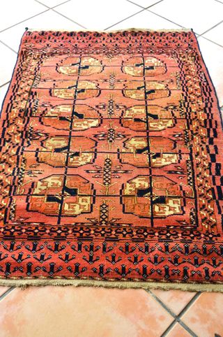 alfombra antique turkmen