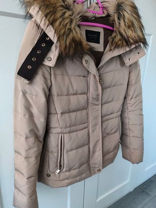 Chaqueta plumas abrigo Zara