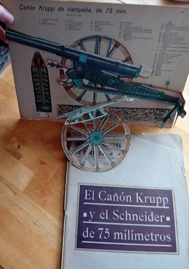 Libro de Artillería Moderna de Campaña, año: 1915