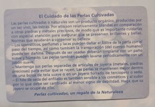 Collar/gargantilla PERLAS CULTIVADAS y PLATA LEY