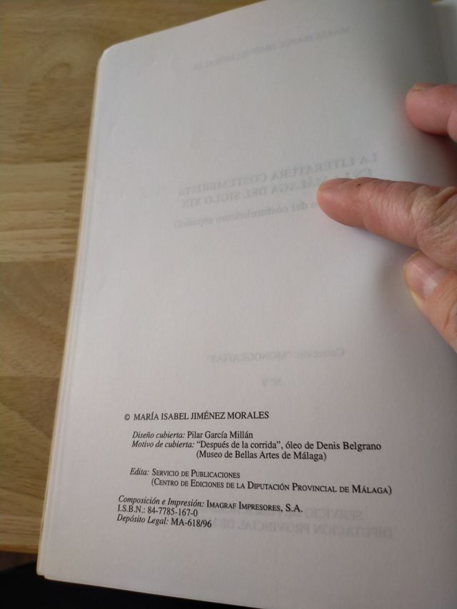 La literatura costumbrista en Málaga