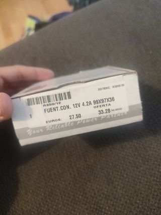 Fuente de alimentación MW