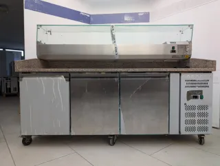 Mesa refrigerador para pizza