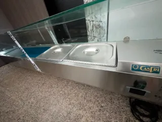 Mesa refrigerador para pizza