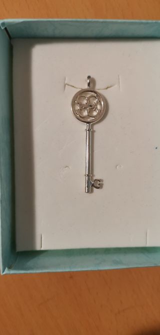 Llave de plata preciosa Guess