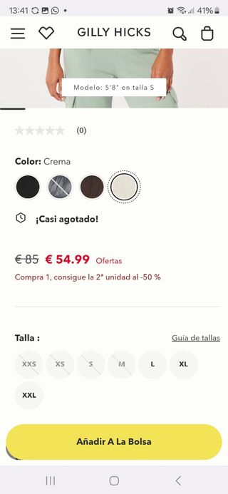 Chaleco hollister nuevo con etiqueta