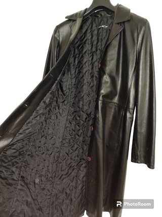 Cappotto donna in pelle