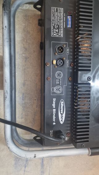 Segadora 4 lámparas con dmx