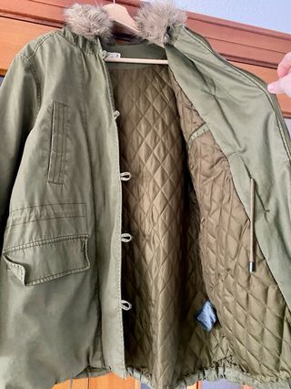 Abrigo parka verde