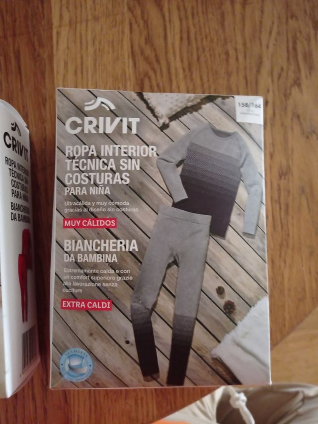 Ropa interior técnica de niña