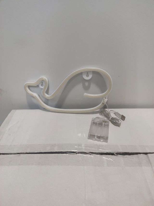 Lampara decorativa ballena infantil