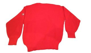 FILA Jersey de Lana en Punto Color Rojo Talla 48  