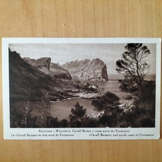 Tarjeta postal antigua Pollensa Mallorca