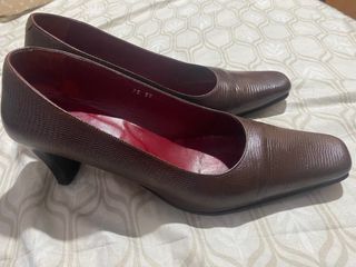 zapatos de cuero marron talla 39 el corte ingles