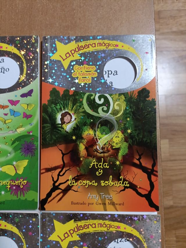 Pack 6 + 1 Libros La Pulsera Mágica y Wendy