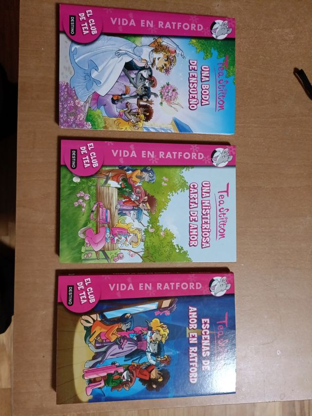 3 Libros de Tea Stilton tapa blanda + 1 tapa dura