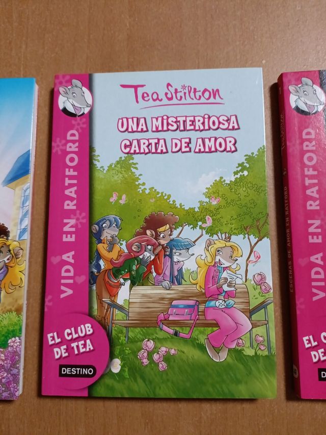 3 Libros de Tea Stilton tapa blanda + 1 tapa dura