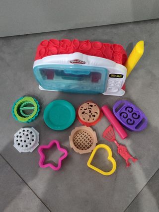 Microondas pasteles de Play-Doh