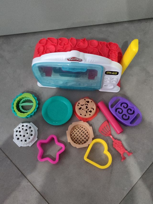 Microondas pasteles de Play-Doh