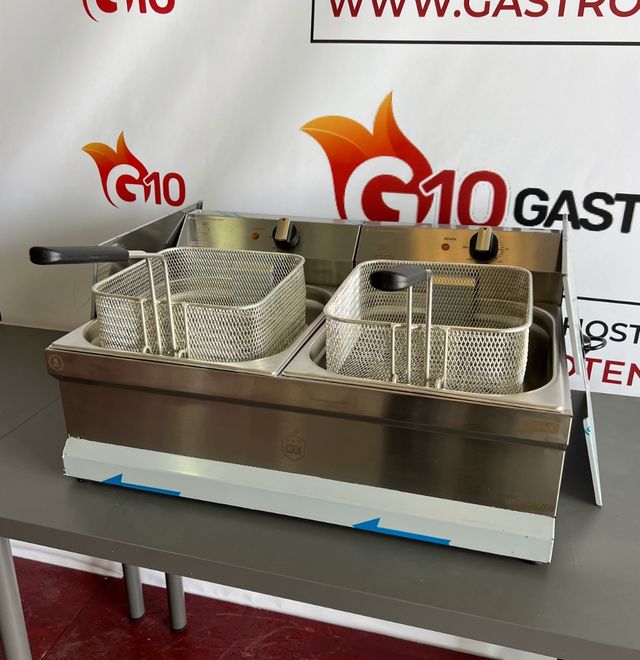 🔴 Freidora Eléctrica Doble 8+8 Litros