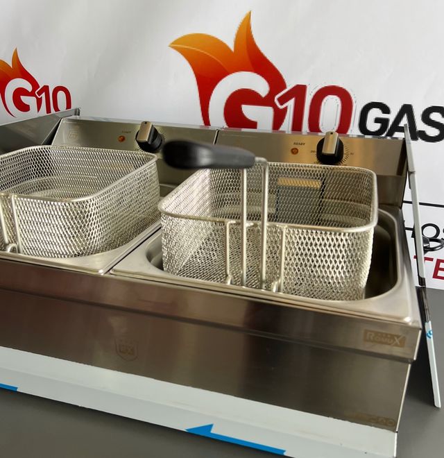 🔴 Freidora Eléctrica Doble 8+8 Litros