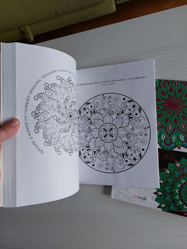 Libros colorear mandalas manualidades