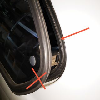 Junta cristal BMW Compact E46 solo Izquierda