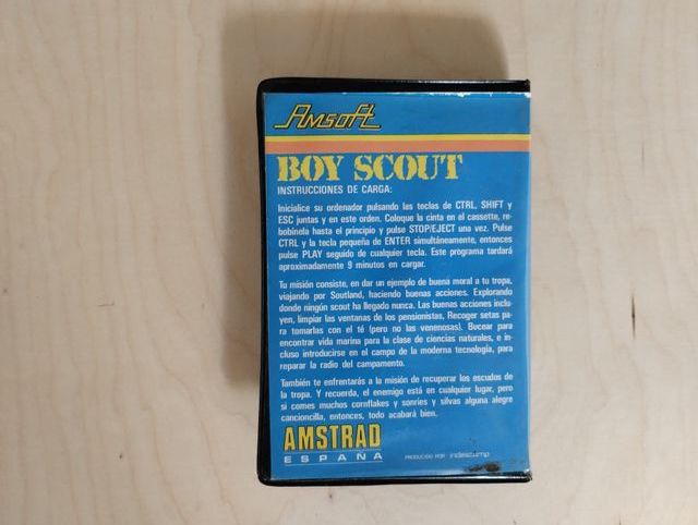 Juego Boy Scout Amstrad