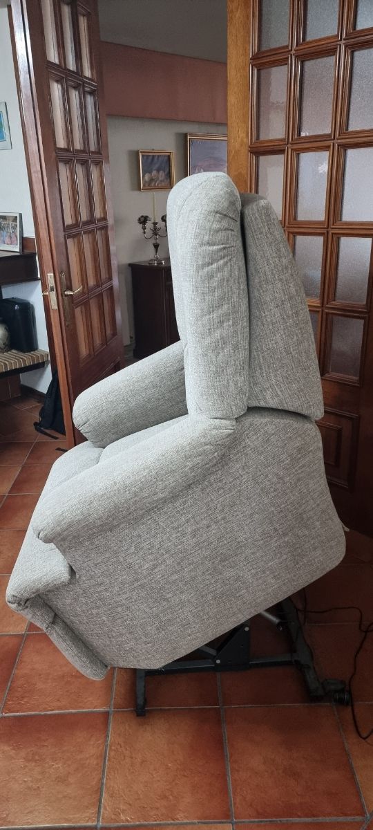 Sillón reclinable relax eléctrico tapizado