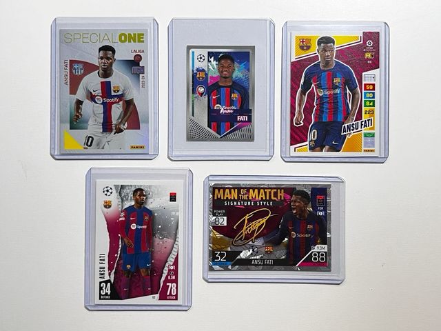 Lote de cromos de Ansu Fati