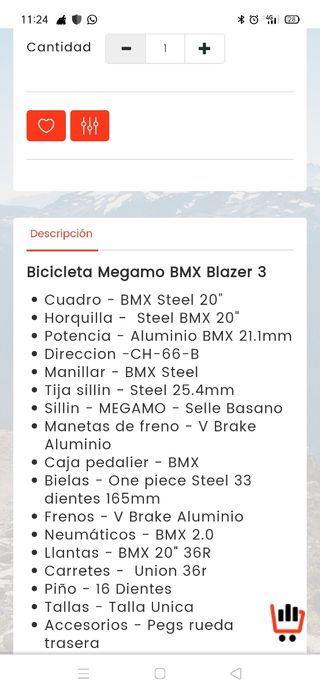 BMX Preciosa Bicicleta como nueva,,