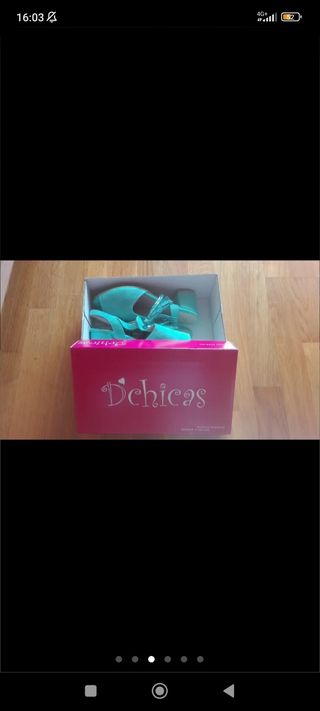 Zapatos mujer azules nuevos talla 37